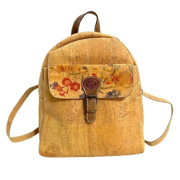 Carpel Eco friendly Vegan Floral Cork Backpack‎ Sustainable Hippie Boho main image 10